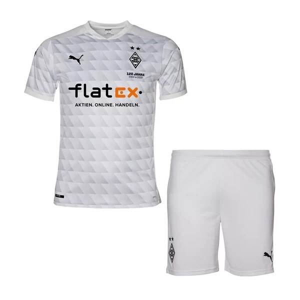 Camiseta Borussia Mönchengladbach 1ª Niños 2020-2021 Blanco